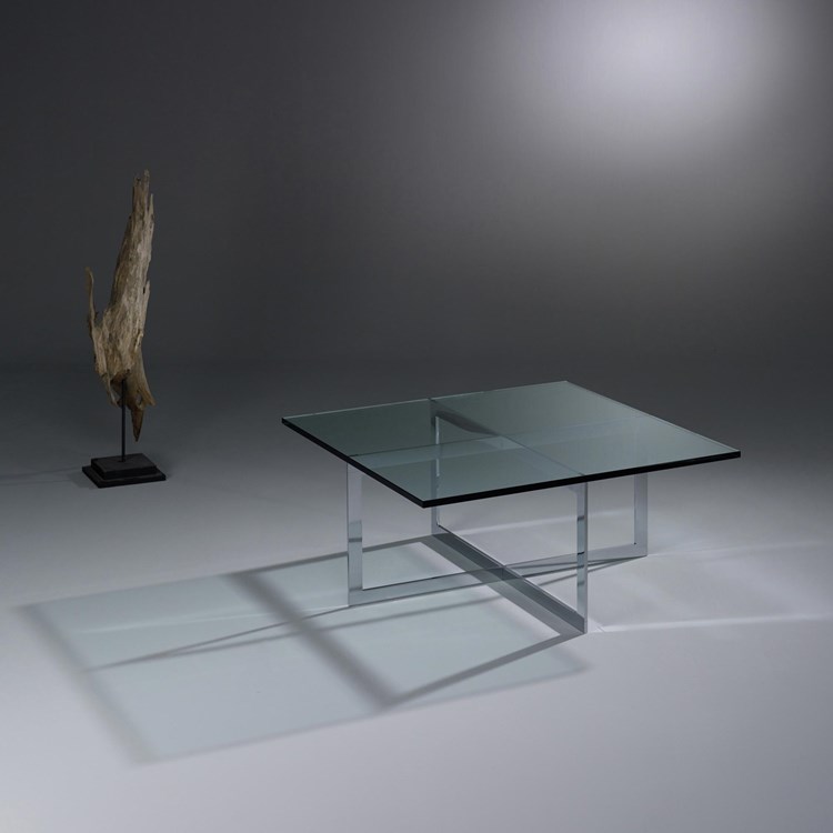 MILES coffee table made of 15 mm thick float glass
