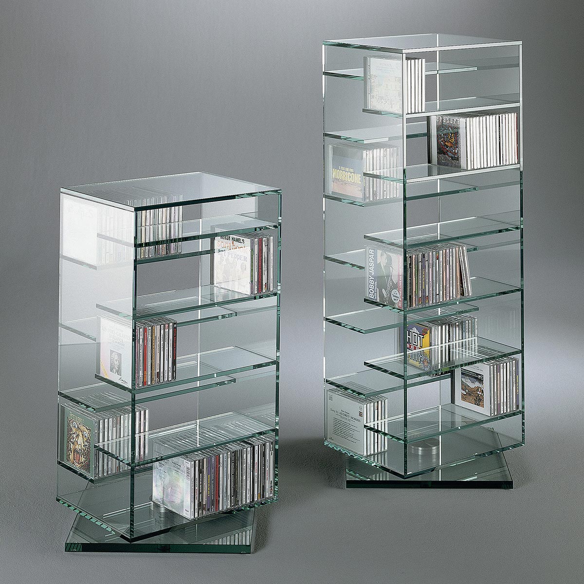 Honderd jaar Articulatie Verstrikking Buy designer CD glass shelf from DREIECK DESIGN | CD + DVC 210 - 560